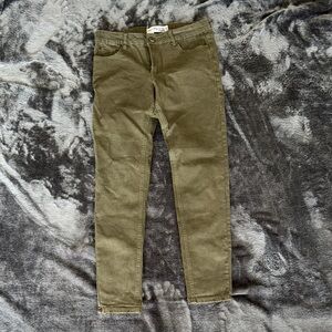 Olive Green Skinny Jeans